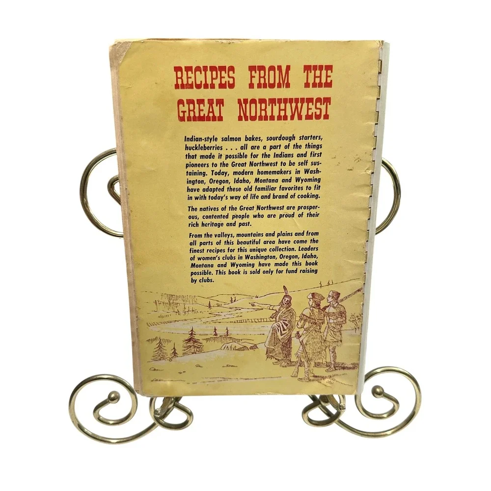 Vintage Favorite Recipes of the Great Northwest Spiral Cookbook 900 Recipes PNW